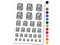 Bag of Sugar Baker Baking Temporary Tattoo Water Resistant Fake Body Art Set Collection